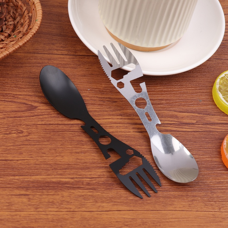Bamboo Cutlery Travel - Набор походных столовых приборов из нержавеющей