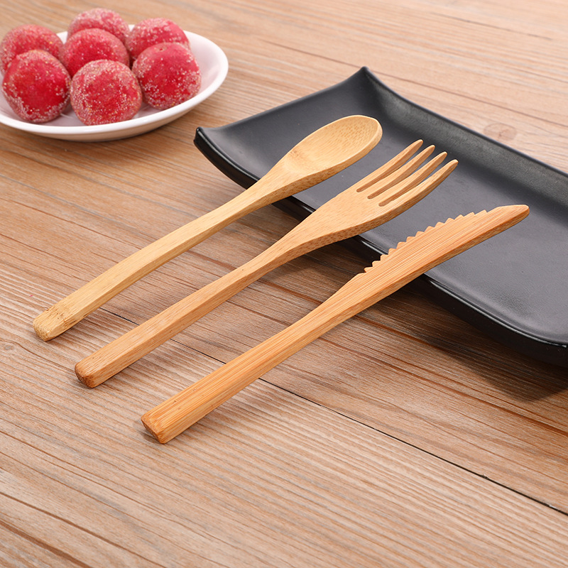 3 шт./набор, набор столовых пр – обзор и цена Bamboo Cutlery Travel