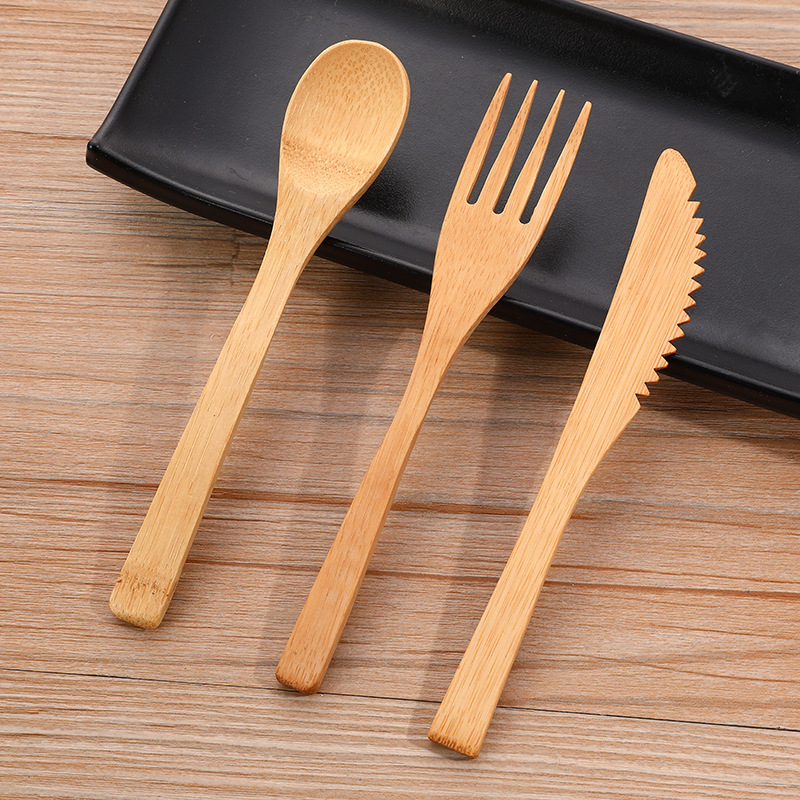 3 шт./набор, набор столовых пр – обзор и цена Bamboo Cutlery Travel