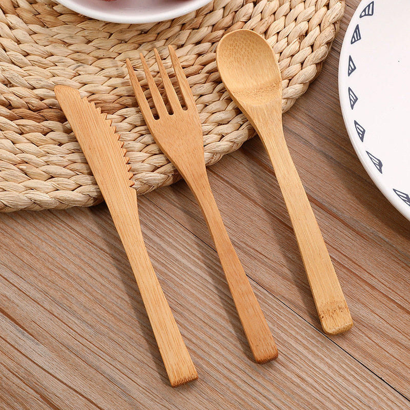 3 шт./набор, набор столовых пр – обзор и цена Bamboo Cutlery Travel