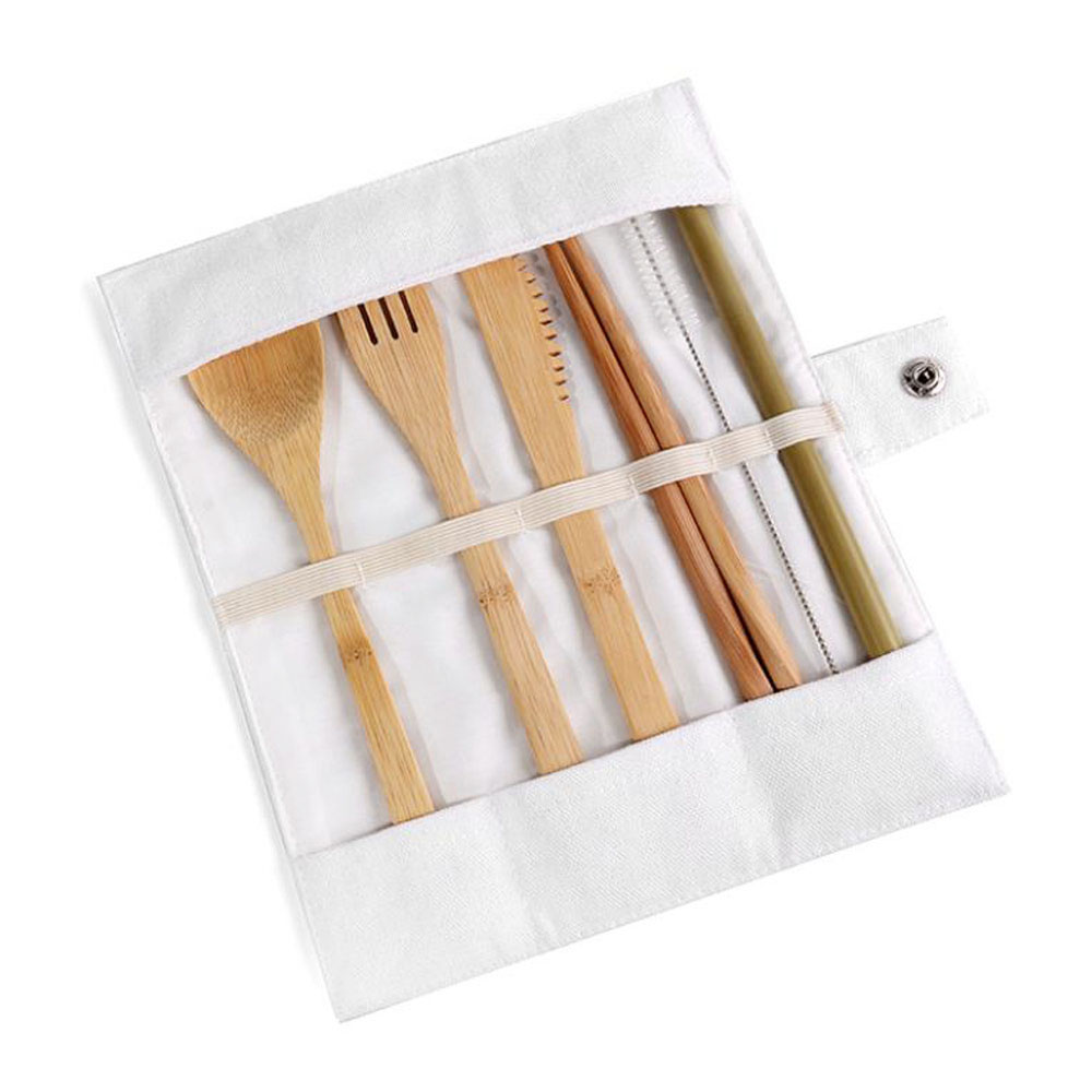 Многоразовый бамбуковый набор  – обзор и цена Bamboo Cutlery Travel