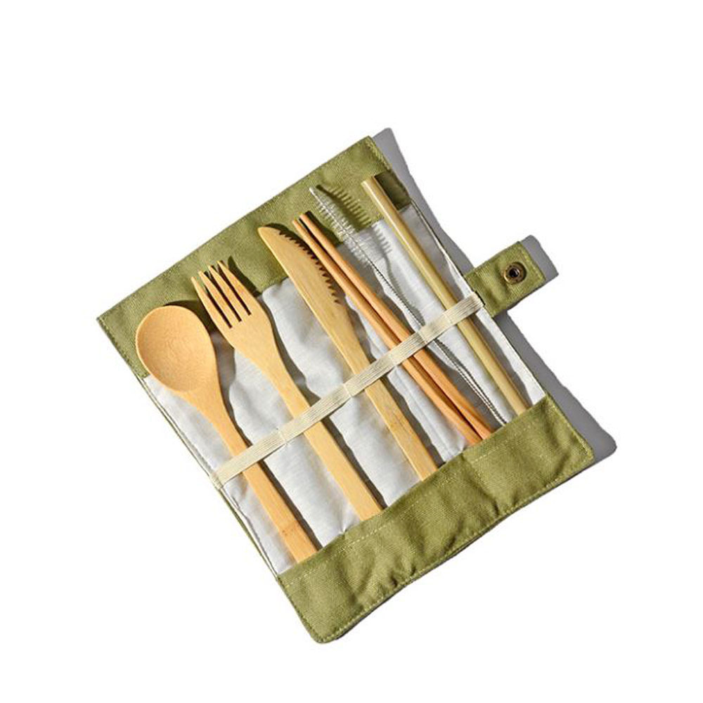 Многоразовый бамбуковый набор  – обзор и цена Bamboo Cutlery Travel