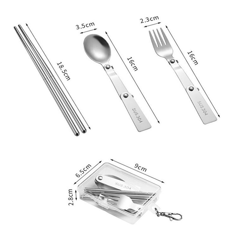 1 шт./3 шт. портативные уличны – обзор и цена Bamboo Cutlery Travel