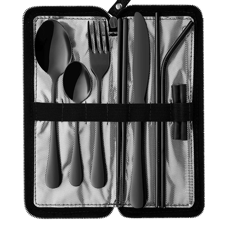 Новый набор из 10 предметов по – обзор и цена Bamboo Cutlery Travel