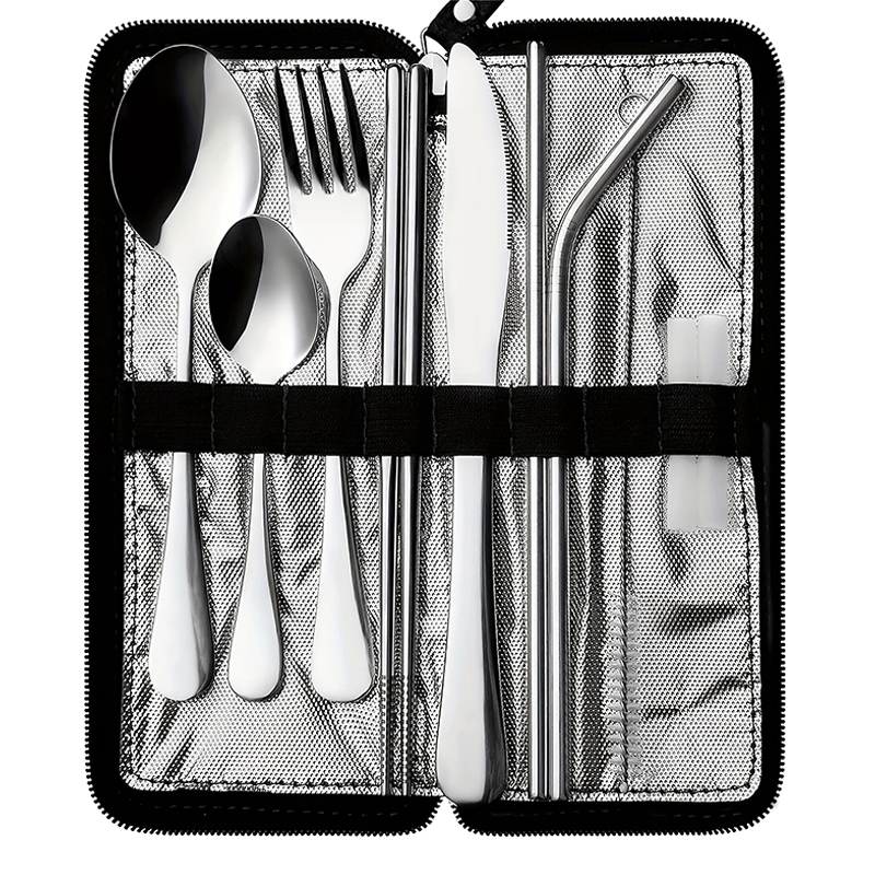 Новый набор из 10 предметов по – обзор и цена Bamboo Cutlery Travel