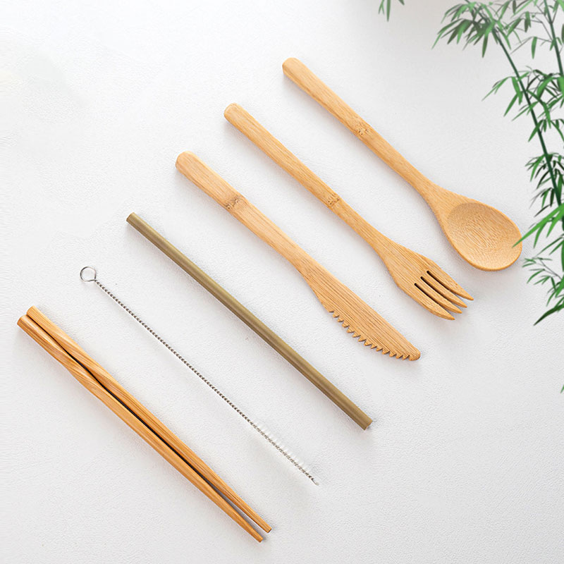 Бамбуковая дорожная посуда, мн – обзор и цена Bamboo Cutlery Travel